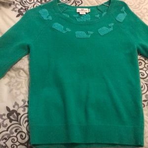 Vineyard Vines sweater with whales sz M